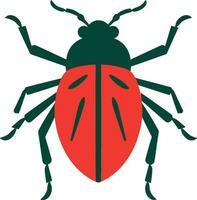 Sleek and Stylish Black Aphid Icon in Vector Minimalistic Mastery Black Vector Aphid Emblem