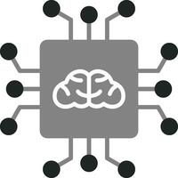 Artificial Intelligence Vector Icon