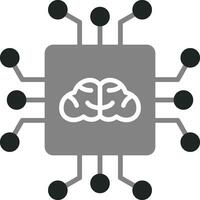 Artificial Intelligence Vector Icon