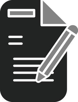 icono de vector de documento
