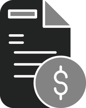icono de vector de documento