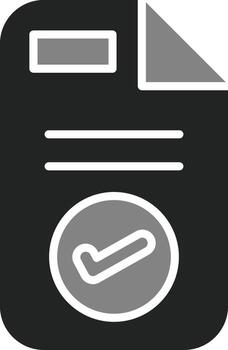 icono de vector de documento