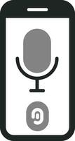 Voice Recognition Vector Icon