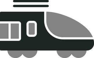 alto velocidad tren vector icono