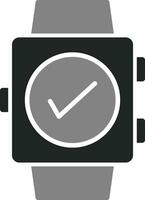 icono de vector de reloj inteligente