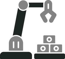 Robotic Arm Vector Icon