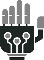 Robotic Hand Vector Icon