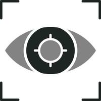 Eye Tracking Vector Icon