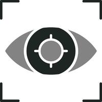 Eye Tracking Vector Icon