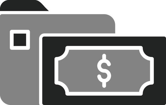 icono de vector de carpeta