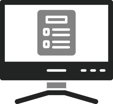 Computer Vector Icon
