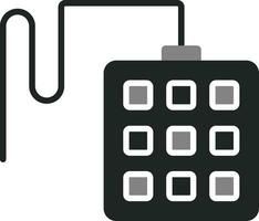 Keypad Vector Icon