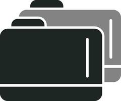 icono de vector de carpeta