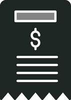 Bill Vector Icon