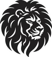 leones vigilancia un heráldica en negro vector eclipse majestad negro león vector símbolo