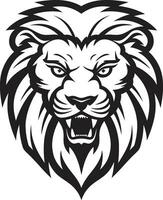 feroz regla un león icono logo diseño leones legado el negro vector emblema excelencia