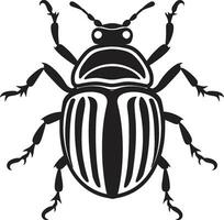 Beetle Tribe Crest Beetle Dynasty Insignia vector