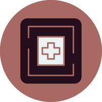 icono de vector de hospital