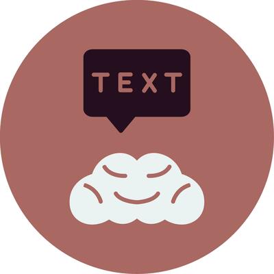 Natural Language Processing Vector Icon