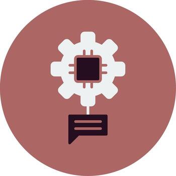 Natural Language Processing Vector Icon