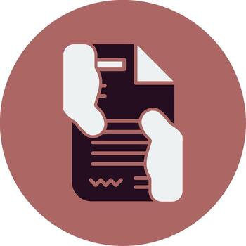 icono de vector de documento