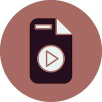 Video File Vector Icon