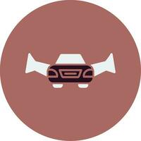 Flying Car Vector Icon