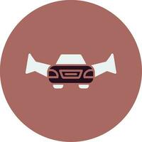 Flying Car Vector Icon