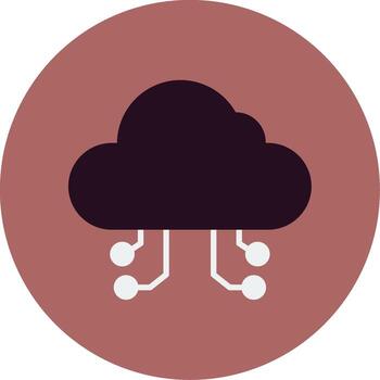 Cloud Computing Vector Icon
