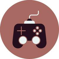 icono de vector de controlador de juego