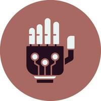 Robotic Hand Vector Icon