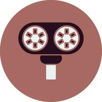 Stereoscope Vector Icon