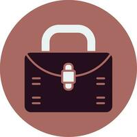 icono de vector de maletín