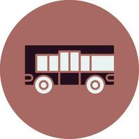 icono de vector de bus