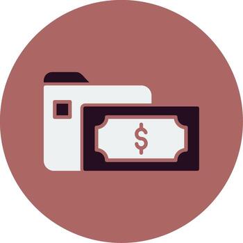 icono de vector de carpeta