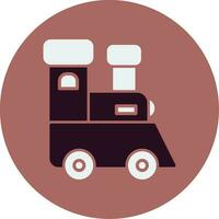 Toy Train Vector Icon