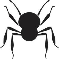 Black Vector Ant Logo A Stylish Statement of Identity Intricate Ant Detailing Black Vector Logo Mastery