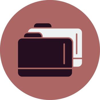 icono de vector de carpeta