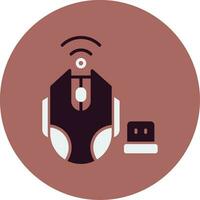 Wireless Mouse Vector Icon