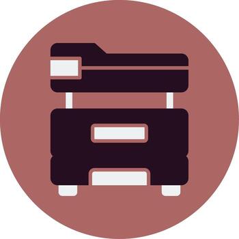 multifunción impresora vector icono