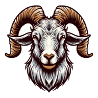 Beautiful Mountain Goat Clipart - Ai Generative png