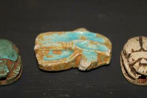 Egyptian Beads laid Out On Display. photo