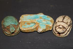 Egyptian Beads laid Out On Display. photo