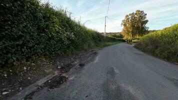 Autumn Drive Through Tranquil Countryside Roads video