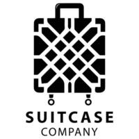 Modern Suitcase Logo vector