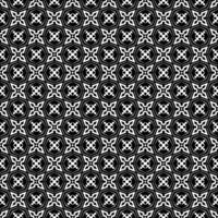 Black and white seamless pattern texture. Greyscale ornamental graphic design. vector