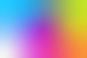 Pop Y2K multicolored blurred gradient vibrant background. Yellow and purple aesthetic noisy colorful background photo