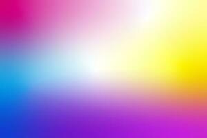 Pop Y2K multicolored blurred gradient vibrant background. Yellow and purple aesthetic noisy colorful background photo