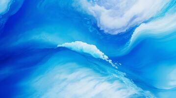 abstract blue texture, background with smooth shining lines 3d.  AI-Generated photo