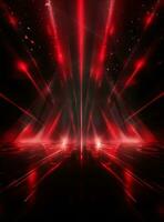 Ai Generative Backdrop Red Spotlights For Flyers, Banner and Backgrounds realistic image ultra hd high design photo